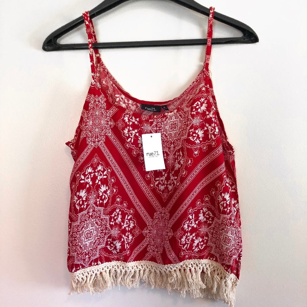 ❤️RUE 21 BANDANA CROP TOP